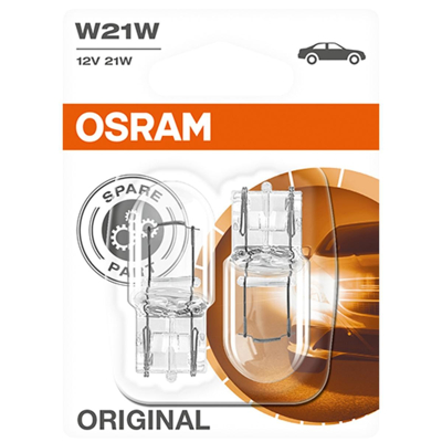Abbildung von OSRAM ORIGINAL LINE 7505 02B Glühlampe, Blinkleuchte 12 21 W21W VOLKSWAGEN: Polo V Hatchback, GOLF 7, 6, TOYOTA: Auris Estate