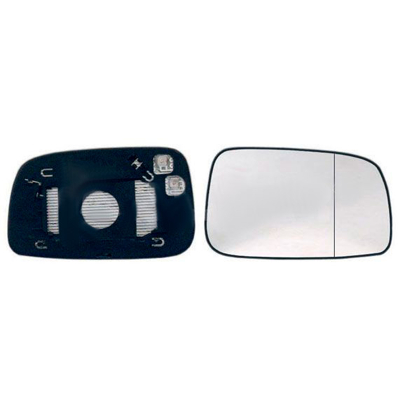Imagem de ALKAR 6432265 Vidro Espelho à direita TOYOTA: Corolla IX Station Wagon, Hatchback, Avensis II Hatchback