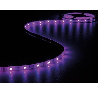 Afbeelding van LED strip met voeding Perel 5 meter (Flexibel, 150 LEDs, 12V, IP61, RGB)