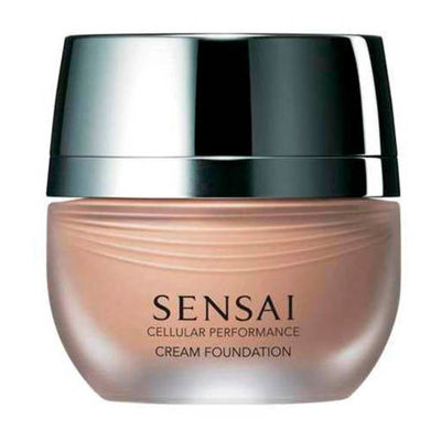 Abbildung von Sensai Cellular Performance Cream Foundation CF23 Almond Beige 30 ml