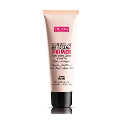 Abbildung von Pupa BB Cream + Primer For Combination To Oily Skin 002 Sand 5% Rabattcode PUPA5
