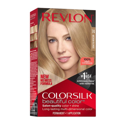 Afbeelding van Revlon ColorSilk Beautiful Color 74 Medium Blonde
