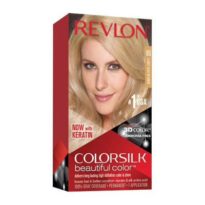 Afbeelding van Revlon ColorSilk Beautiful Color 80 Light Ash Blonde