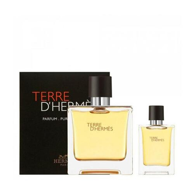 Afbeelding van Hermes Terre d&#039;Hermes set (30 ml Parfum Spray + 125 Flacon Navulling)