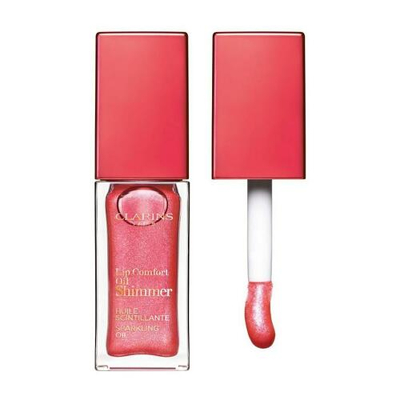 Afbeelding van Clarins Instant Light Lip Comfort Oil Shimmer 04 Pink Lady