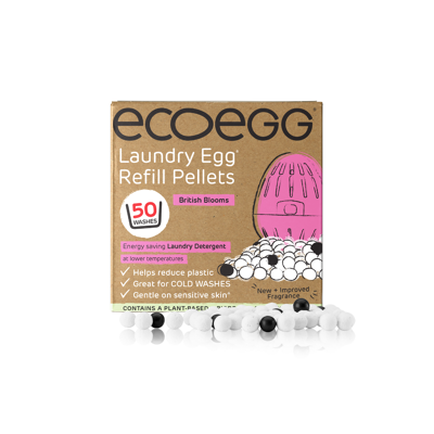 Afbeelding van Eco egg British blooms hervulpellets 50 Wasbeurten