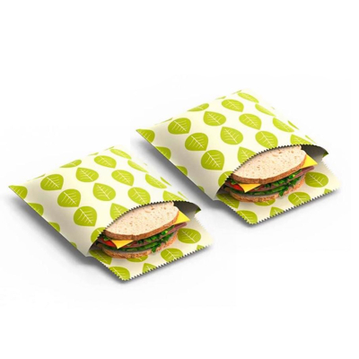 Afbeelding van Vegan Wax Wraps Sandwich Wrap Set van 2