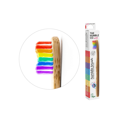 Afbeelding van Humble Brush Kinder ultrasoft regenbogen 1 Zahnbürste