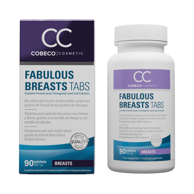Afbeelding van Cobeco Cosmetic Fabulous breasts (90 tab)
