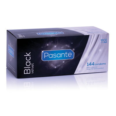 Abbildung von Pasante Black Velvet Kondome 144 Stück