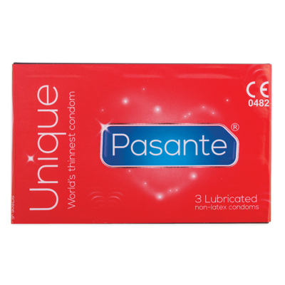 Abbildung von Pasante Unique Latexfreie Kondome 3 Stück