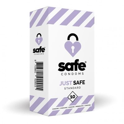 Image de Safe Préservatifs Avec Lubrifiant À Base De Silicone Standard 10 Unités