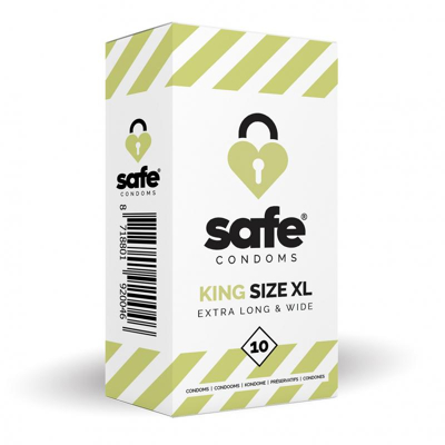Afbeelding van SAFE Condooms King Size XL 10 Stuks