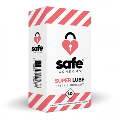 Image de Safe Préservatifs Avec Lubrifiant Superlube 10 Unités
