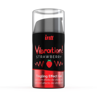Abbildung von Vibration! Strawberry Tintelende Gel Potenzmittel