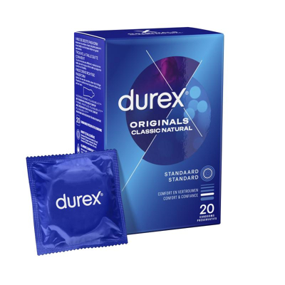 Abbildung von Durex Kondome Classic Natural 20 Stück
