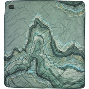Afbeelding van Reisdeken Thermarest Argo Blanket Sage Topo Wave