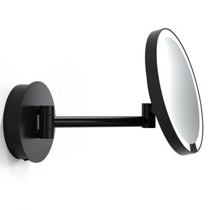 Afbeelding van Make up spiegel Decor Walther Just Look WR LED Black Matt (7x magnification)