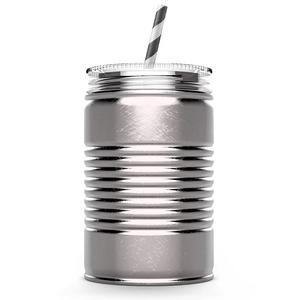 Afbeelding van Drinkbeker Asobu Mason Jar I can Zilver 540 ml