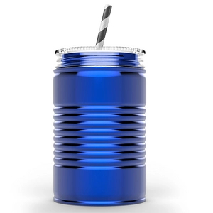 Afbeelding van Drinkbeker Asobu Mason Jar I can Blauw 540 ml