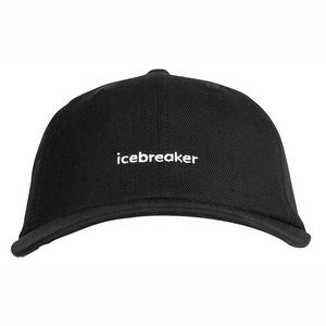 Afbeelding van Pet Icebreaker Unisex 6 Panel Hat Black