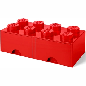 Afbeelding van LEGO® Opbergbox met Lades Rood 50 x 25 18 cm
