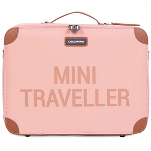 Afbeelding van Reiskoffer Childhome Mini Traveller Kids Suitcase Pink/Copper