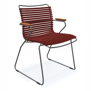 Afbeelding van Tuinstoel Houe Click Dining Chair Armrests Paprika