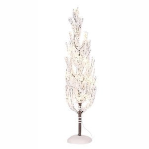 Afbeelding van Luville Snowy Tree With Warm White Light Battery Operated