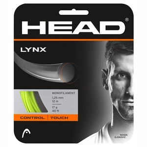Afbeelding van Tennissnaar HEAD Lynx Anthracite 1.25mm/12m