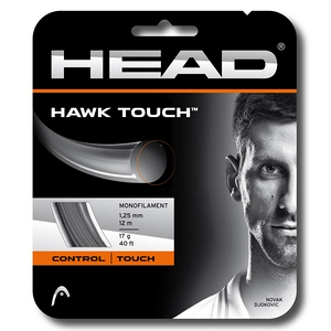 Afbeelding van Tennissnaar HEAD Hawk Touch Anthracite 1.25mm/12m