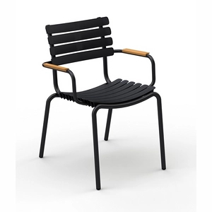 Afbeelding van Tuinstoel Houe ReClips Dining Chair Bamboo Black