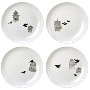 Afbeelding van Side Plate POLSPOTTEN Freedom Birds 20 cm (Set van 4)