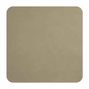 Afbeelding van Onderzetter ASA Selection Soft Leather Sandstone (Set van 4)