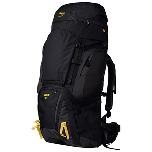 Afbeelding van Backpack Bergans Alpinist V6 Large 130L Black Waxed Yellow