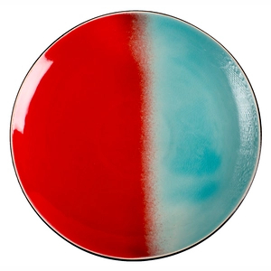 Afbeelding van Coupebord Gastro Red blue Rond 26,5 cm (3 delig)