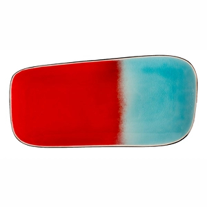 Afbeelding van Bord Gastro Red blue Rechthoekig 26 x 12 cm (3 delig)