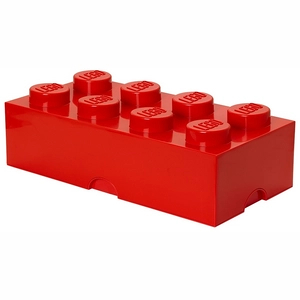 Afbeelding van Opbergbox Lego Brick 8 Rood