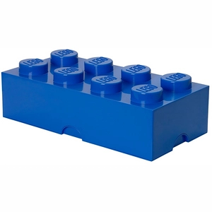 Afbeelding van Opbergbox Lego Brick 8 Azuurblauw