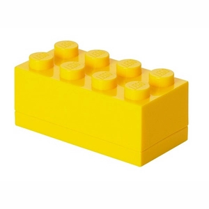 Afbeelding van Opbergbox Lego Mini Brick 8 Geel