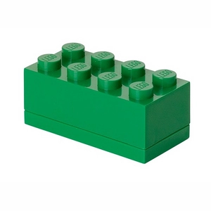 Afbeelding van Opbergbox Lego Mini Brick 8 Groen
