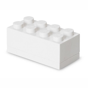Afbeelding van Opbergbox Lego Mini Brick 8 Wit