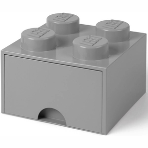 Afbeelding van LEGO® Opbergbox met Lade Grijs 25 x 18 cm