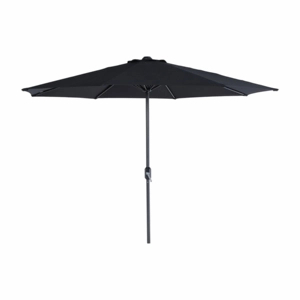 Afbeelding van Garden Impressions Lotus parasol Ø ̃300 carbon black/ zwart Majorr