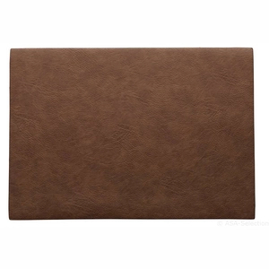 Afbeelding van Placemat ASA Selection Vegan Leather Caramel 46 x 33 cm