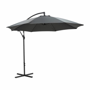 Afbeelding van Garden Impressions Athene parasol Ø 300 cm carbon black/ donker grijs Majorr