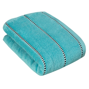 Afbeelding van Douchelaken Esprit Box Stripes Turquoise (Set van 2)