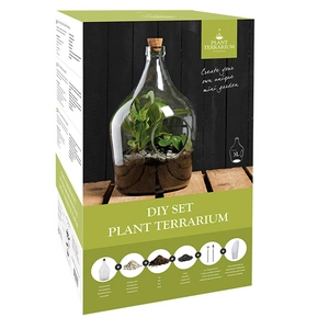 Afbeelding van DIY Plant Terrarium Esschert Design Open Set 3L