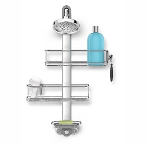 Afbeelding van Shower Caddy simplehuman 2 Compartimenten Hangend RVS