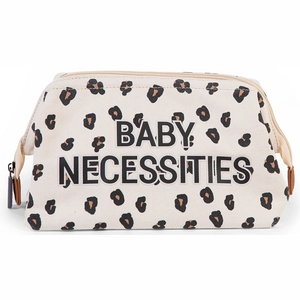 Afbeelding van Toilettas Childhome Baby Necessities Canvas Leopard